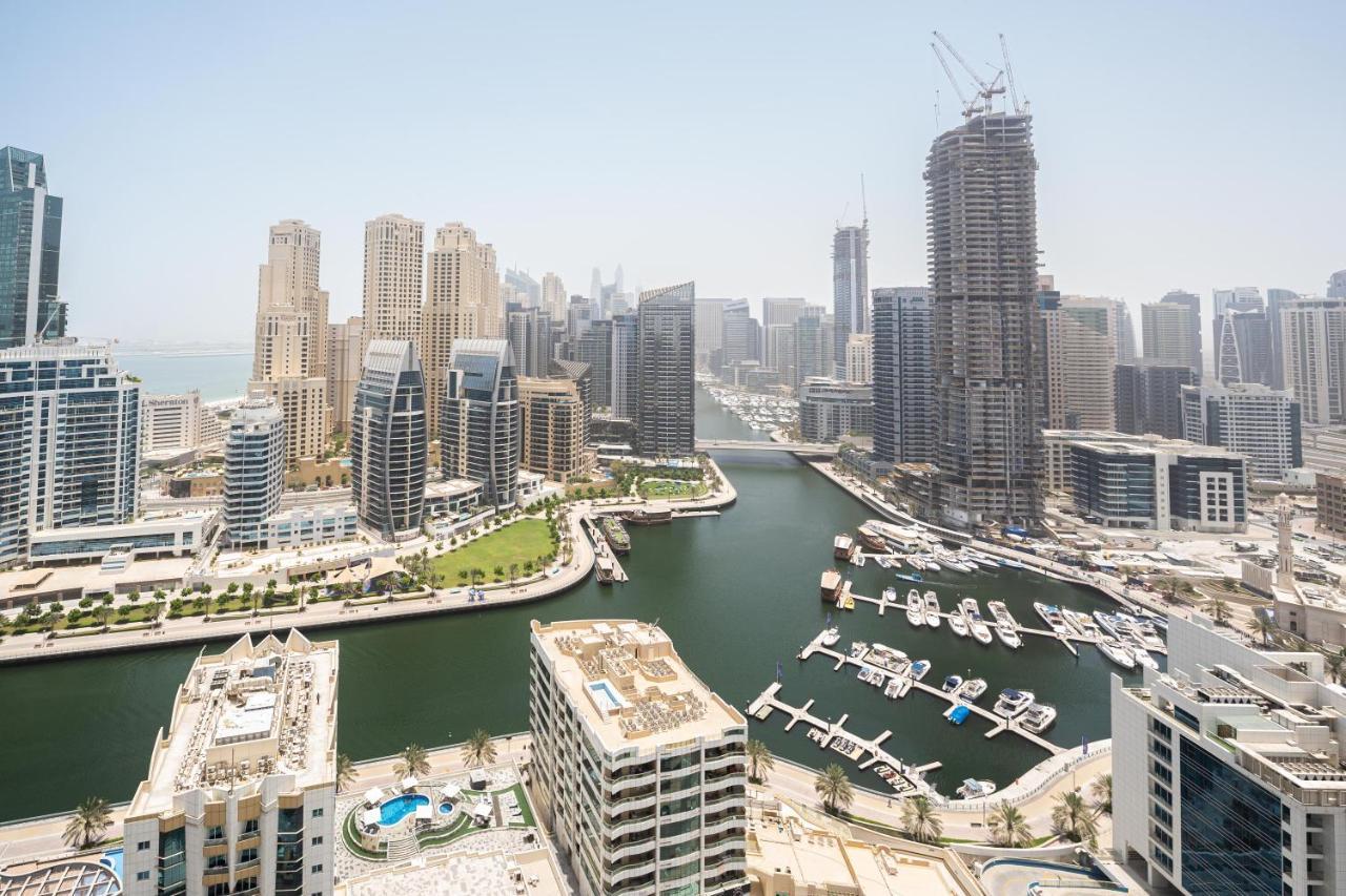 Fam Living - Marina Marvel - Studio Apartment With Breathtaking Views In Studio One Tower Dubai Dış mekan fotoğraf