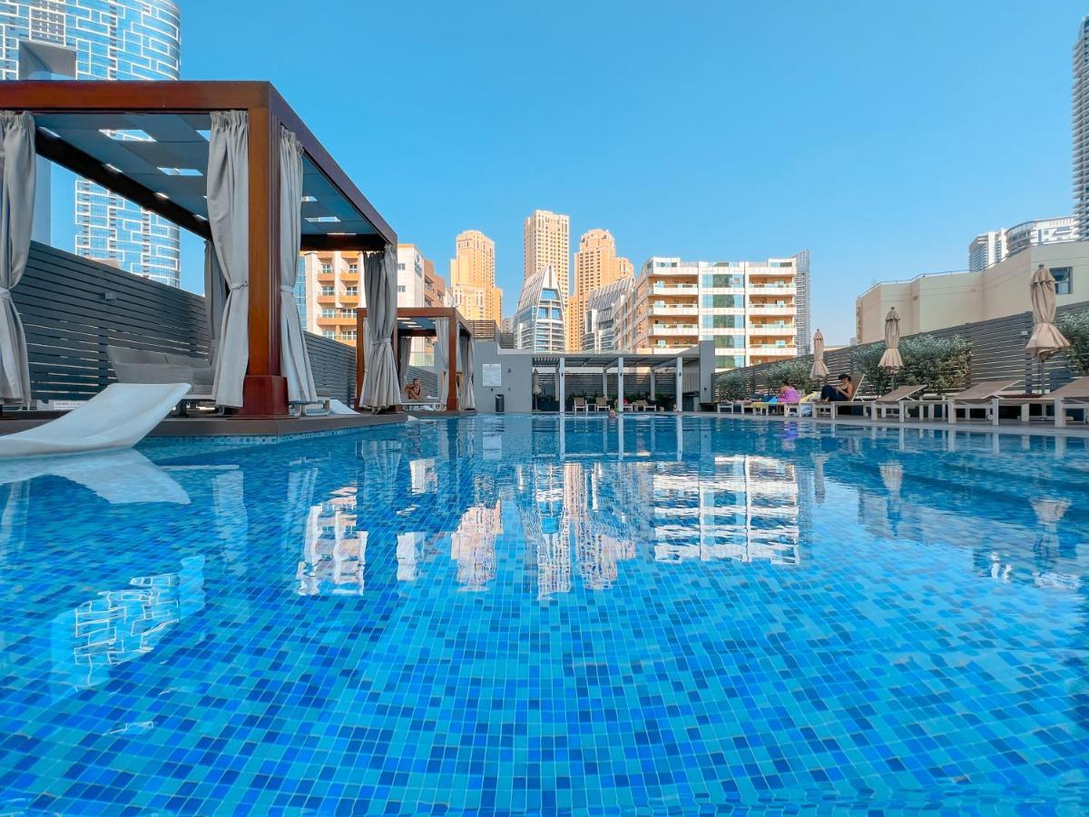 Fam Living - Marina Marvel - Studio Apartment With Breathtaking Views In Studio One Tower Dubai Dış mekan fotoğraf